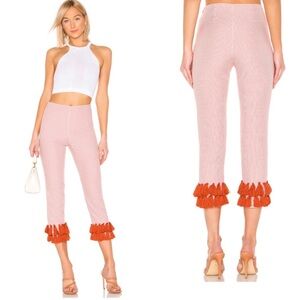 Never worn Tularosa Lexi Pant in Rust Stripe